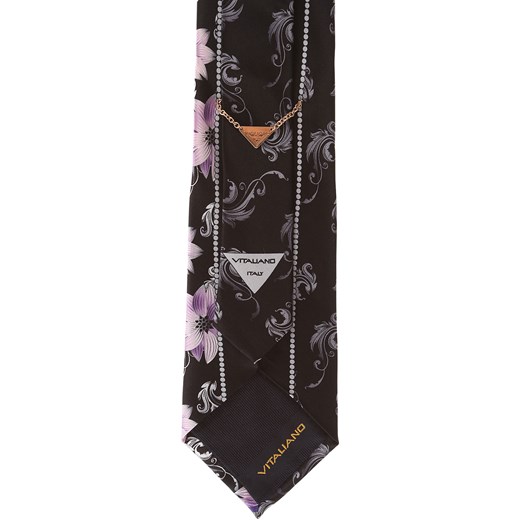 Krawat Pancaldi w kwiaty 