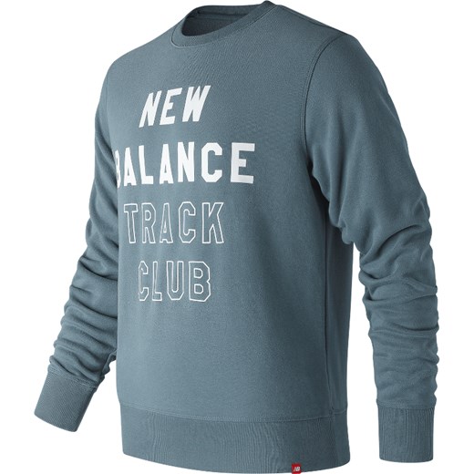 Bluza sportowa New Balance niebieska polarowa 