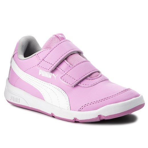 Buty sportowe dziecięce Puma na rzepy różowe 