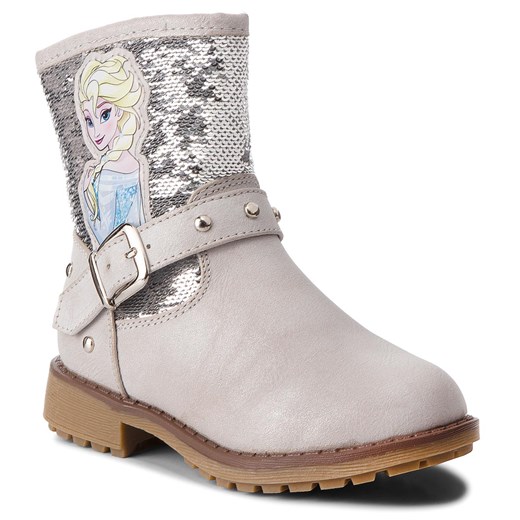 Buty zimowe dziecięce Disney Frozen kraina lodu z tworzywa sztucznego kozaki