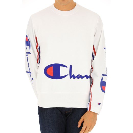 Champion  Bluza dla Mężczyzn, Biały, Bawełna, 2019, L M S XL Champion  L RAFFAELLO NETWORK