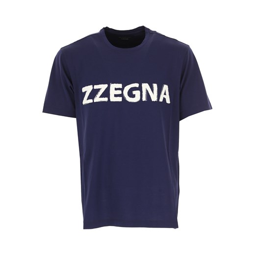 Ermenegildo Zegna Koszulka dla Mężczyzn, Niebieski, Bawełna, 2019, L M S XL Ermenegildo Zegna  S RAFFAELLO NETWORK