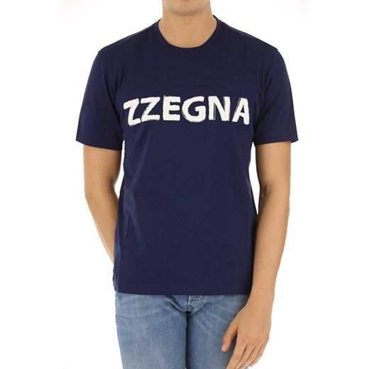 Ermenegildo Zegna Koszulka dla Mężczyzn, Niebieski, Bawełna, 2019, L M S XL Ermenegildo Zegna  M RAFFAELLO NETWORK