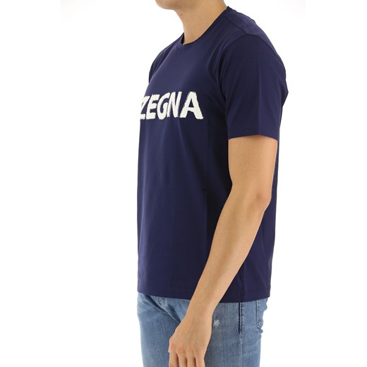 Ermenegildo Zegna Koszulka dla Mężczyzn, Niebieski, Bawełna, 2019, L M S XL  Ermenegildo Zegna XL RAFFAELLO NETWORK