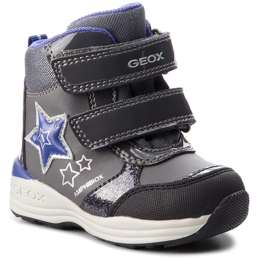 Buty zimowe dziecięce Geox śniegowce z tworzywa sztucznego 