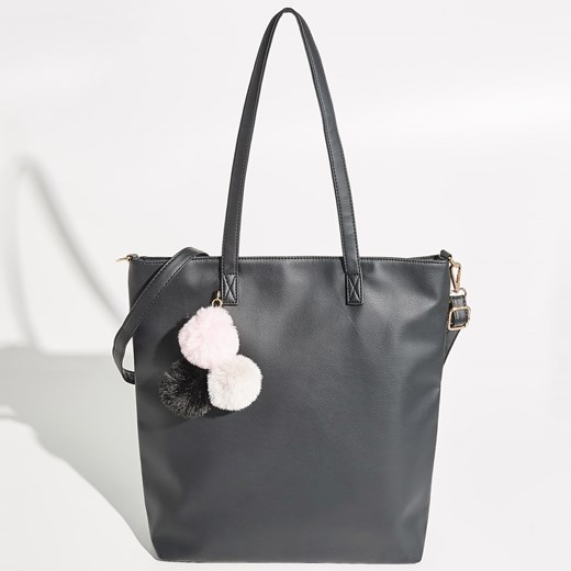 Shopper bag Sinsay czarna 