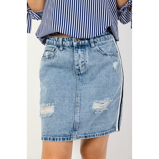 Spódnica Olika z jeansu mini 