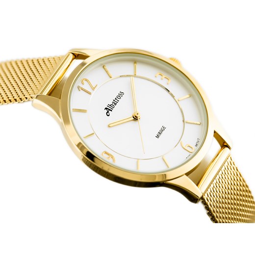 Albatross zegarek złoty 