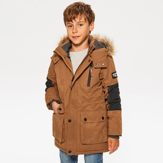 Reserved - Ocieplana parka - Brązowy Reserved 170
