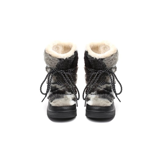 Buty zimowe dziecięce Born2be bez wzorów śniegowce 