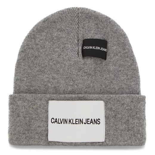 Czapka zimowa męska szara Calvin Klein 