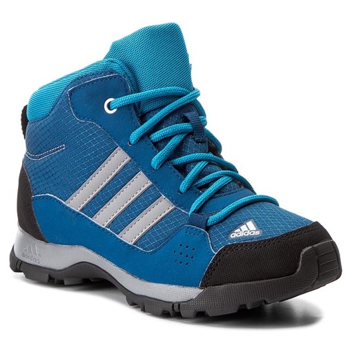 Buty zimowe dziecięce Adidas niebieskie gładkie 
