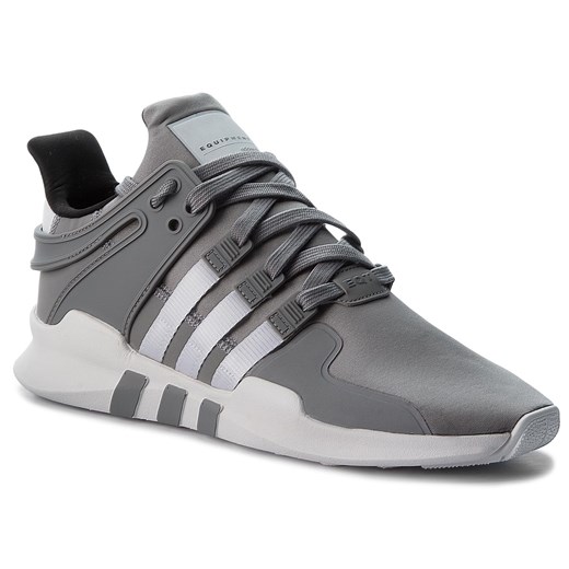 Buty sportowe męskie Adidas eqt support szare sznurowane z tworzywa sztucznego 