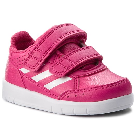 Buciki niemowlęce Adidas różowe na rzepy 