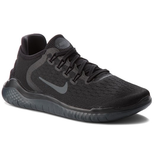 Nike buty sportowe damskie free run czarne bez wzorów 