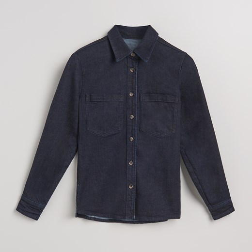 Reserved - Koszula z bawełny organicznej - Niebieski