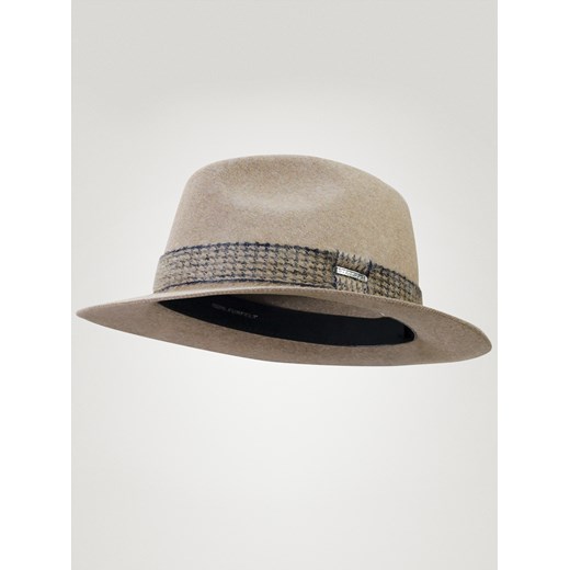 futrzany kapelusz kowbojski z ozdobnym paskiem stetson  Allora  