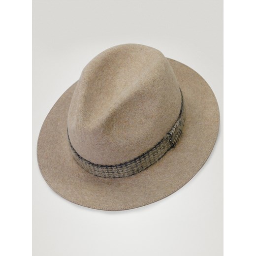 futrzany kapelusz kowbojski z ozdobnym paskiem stetson Allora   