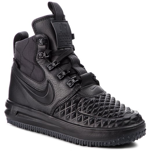 Buty zimowe dziecięce czarne Nike z tworzywa sztucznego 