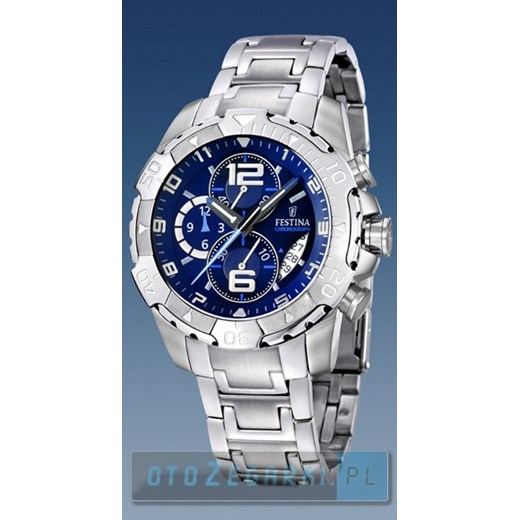 Zegarek Męski FESTINA F16358/5 Sport Chrono - 16358/5 Dostawa Gratis! 100 Dni na Zwrot Towaru - Gwarancja Satysfakcji!!! otozegarki szary grawer
