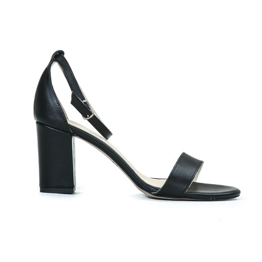 sandałki - skóra naturalna - model 342 - kolor czarny lico Zapato  40 zapato.com.pl