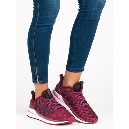 Buty sportowe damskie fioletowe Czasnabuty.pl na płaskiej podeszwie