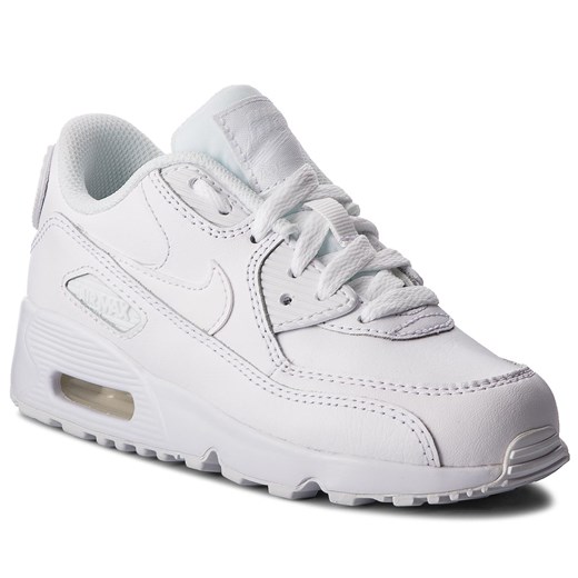 Buty NIKE - Air Max 90 Ltr (PS) 833414 100 White/White Nike  33 eobuwie.pl