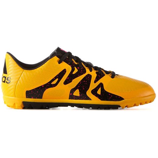 Buty piłkarskie turfy X 15.3 TF Junior Adidas (żółto-czarne) Adidas  28 okazyjna cena SPORT-SHOP.pl 