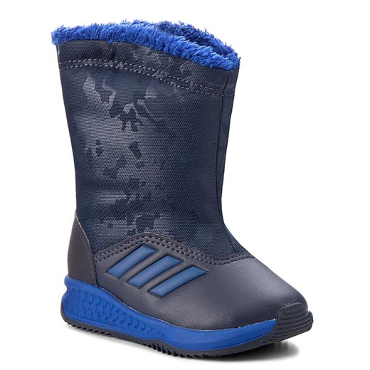 Adidas buty zimowe dziecięce śniegowce na zimę z tworzywa sztucznego 