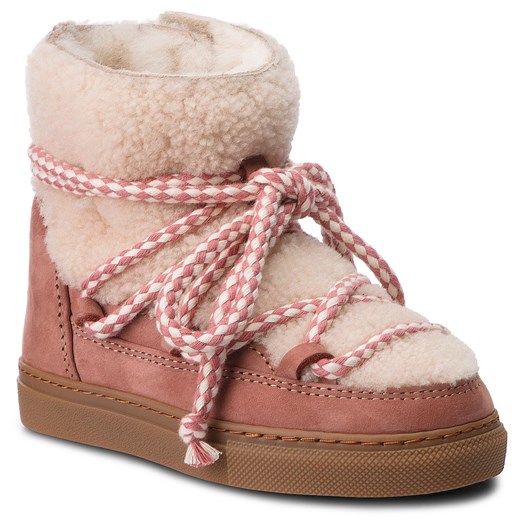 Buty zimowe dziecięce Inuikii gładkie z nubuku 