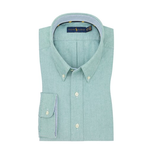 Koszula męska Polo Ralph Lauren bawełniana bez wzorów z długimi rękawami 