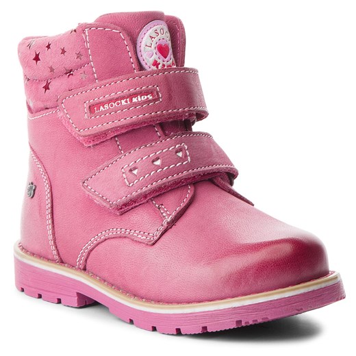 Kozaki LASOCKI KIDS - CI12-KEEKY-33K Różowy Ciemny Lasocki Kids 21 eobuwie.pl