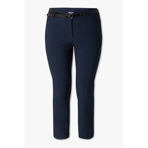 C&A Spodnie z paskiem, Niebieski, Rozmiar: 58 K