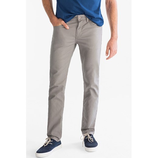 C&A Spodnie-Slim Fit-bawełna ekologiczna, Niebieski, Rozmiar: 40/34