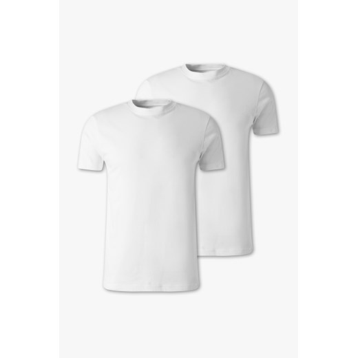 C&A T-shirt-bawełna ekologiczna-2 szt., Czarny, Rozmiar: S