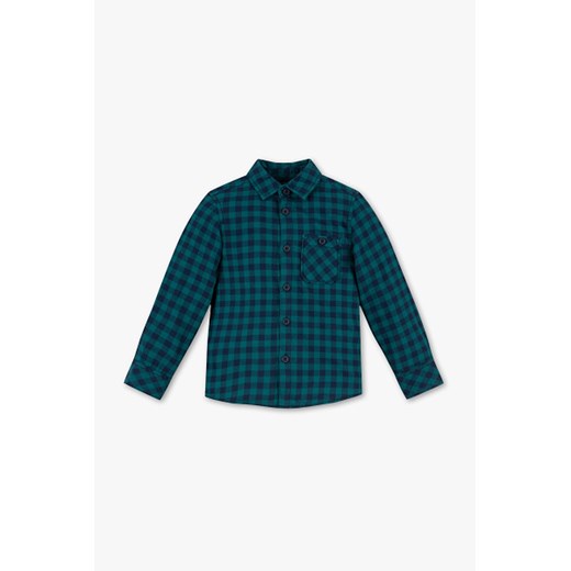 C&A Koszula – bawełna bio – w kratę, Zielony, Rozmiar: 104