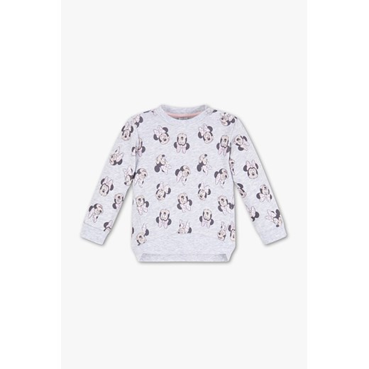 C&A Myszka Minnie – niemowlęca bluza z długim rękawem – bawełna bio, Szary, Rozmiar: 62