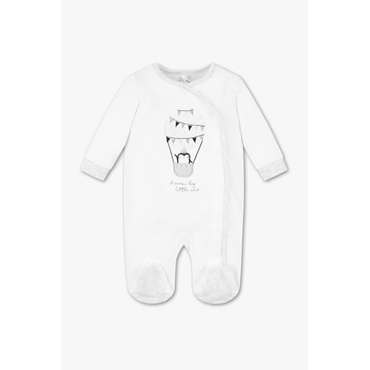 C&A Piżama niemowlęca – bawełna bio, Biały, Rozmiar: 62