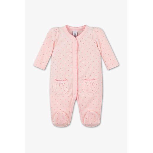 C&A Piżama niemowlęca – bawełna bio, Jasnoróżowy, Rozmiar: 62