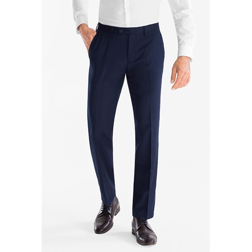 C&A Spodnie biznesowe-Slim Fit, Niebieski, Rozmiar: 26