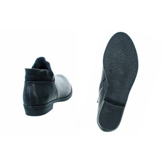 NISKIE BOTKI DAMSKIE CZARNE Family Shoes  40 