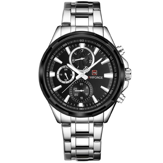 NAVIFORCE - NF9089 (zn065c) - silver/black - Srebrny