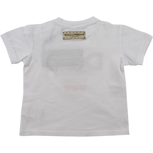 Odzież dla niemowląt Dolce & Gabbana z bawełny biała w nadruki 