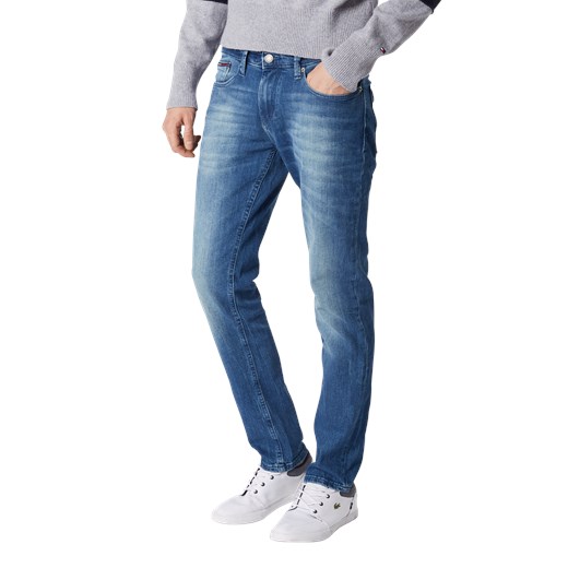 Tommy Jeans jeansy męskie casualowe z tkaniny 