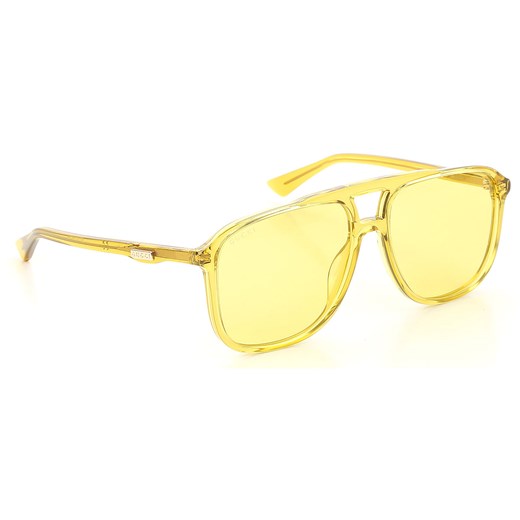 Gucci Okulary Przeciwsłoneczne Na Wyprzedaży, Przezroczysty żółty, 2019 Gucci  One Size promocyjna cena RAFFAELLO NETWORK 