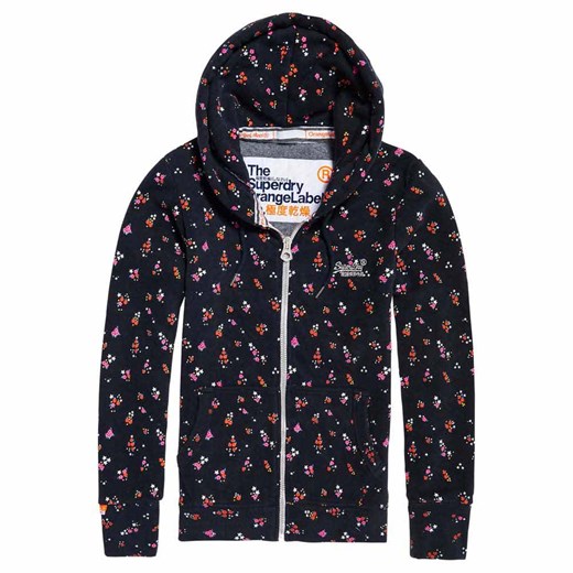 Bluza damska Superdry krótka w kwiaty