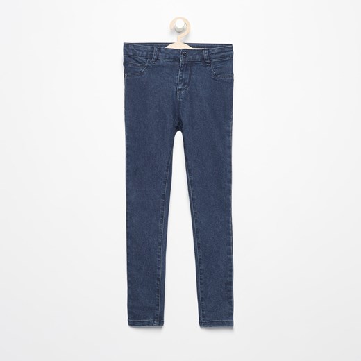 Reserved - Spodnie jeansowe SKINNY - Granatowy