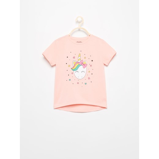 Reserved - T-shirt z jednorożcem - Różowy