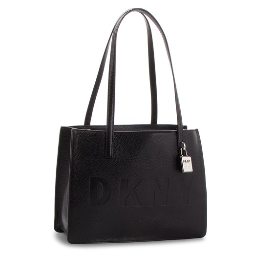 Shopper bag Dkny matowa na ramię bez dodatków casualowa 