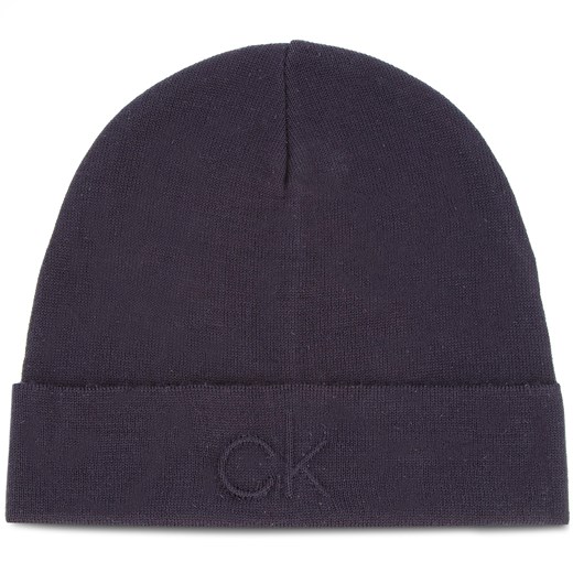 Fioletowa czapka zimowa męska Calvin Klein 